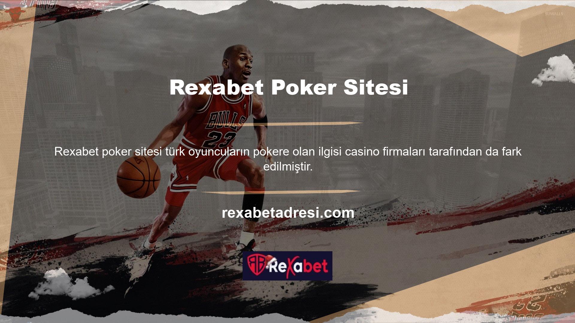 Tüm favori seçeneklerinizi görmek için Rexabet Play Poker bölümüne göz atın