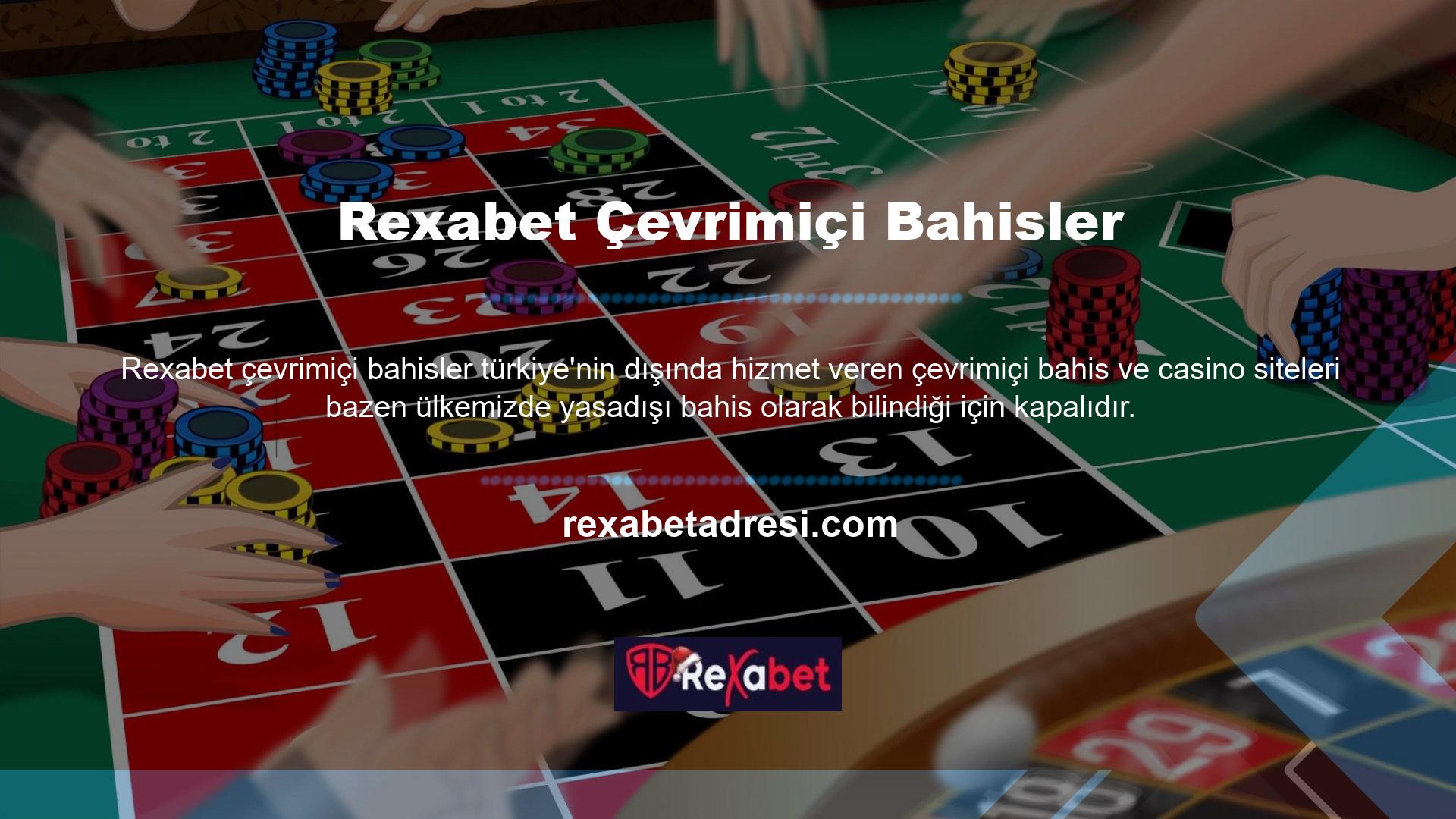 Rexabet, mevcut adresin son bağlantısıydı